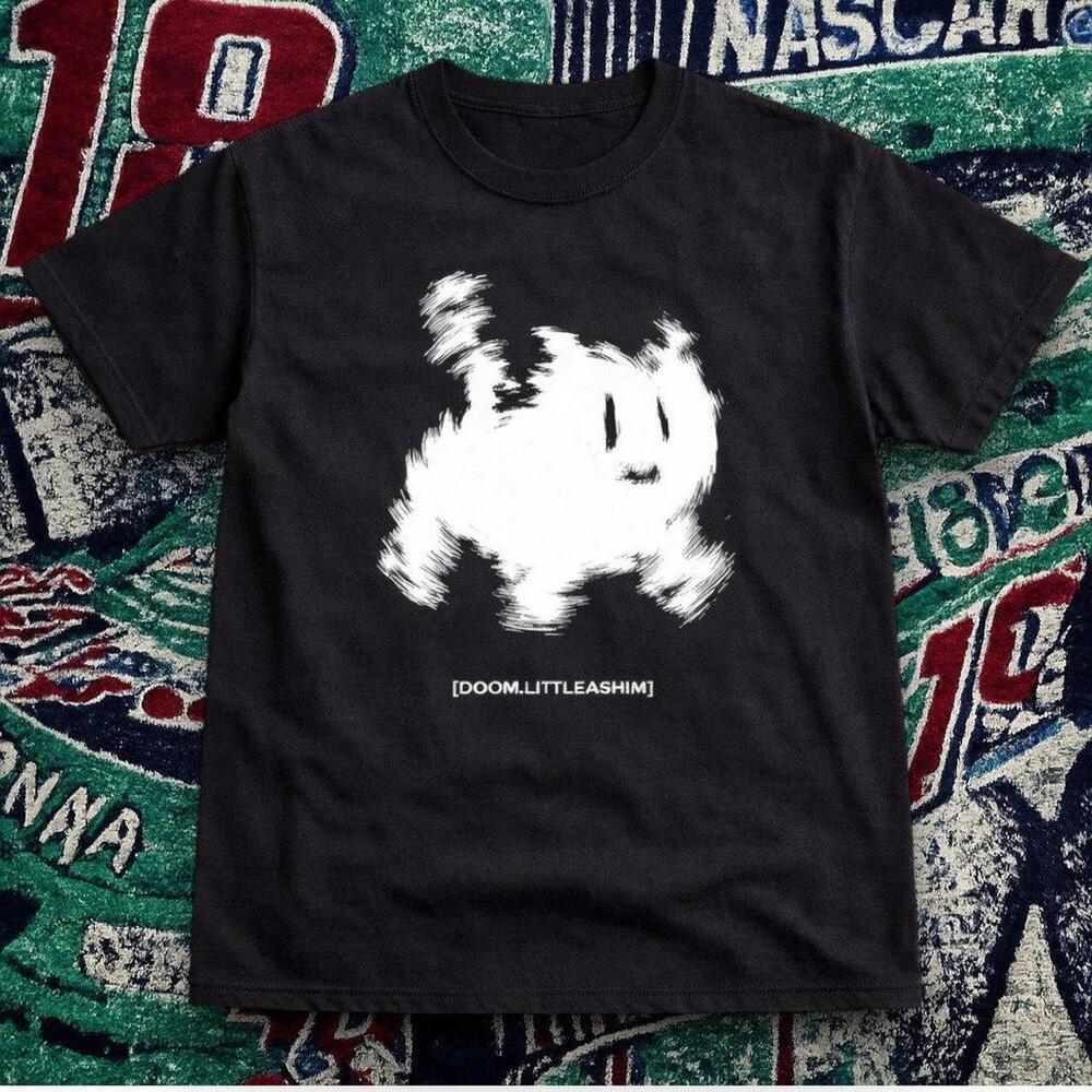 Gy2K Grunge Glitch Ghost Graphic Tee Black Unisex.